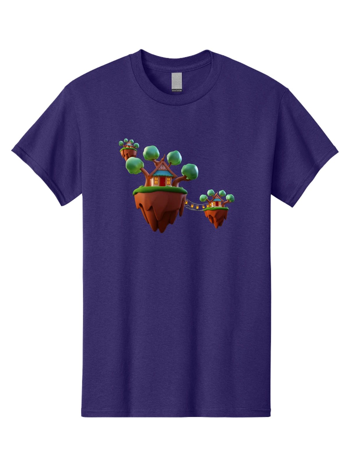 Floating-Islands-8 Mens Graphic Tee, 100% Cotton, Casual Summer Wear Unisex T-shirt, Sweatshirt, Hoodie, Long Sleeve Tee - T-Shirt, Sweatshirt, Hoodie