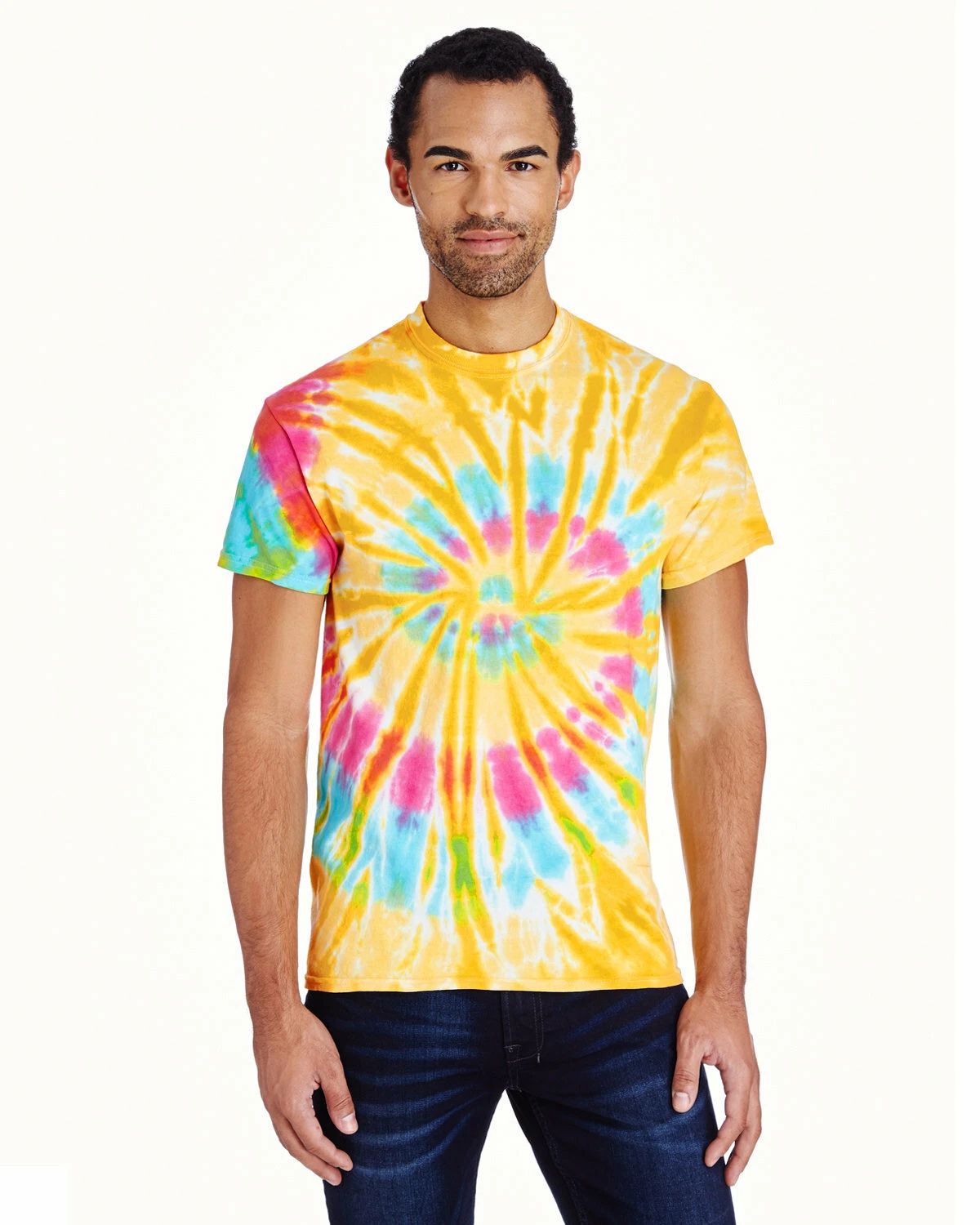 Tie-Dye Adult 5.4 oz., 100% Cotton T Shirt Short Sleeves T-Shirt CD100 S-2XL Unisex T-shirt, Sweatshirt, Hoodie, Long Sleeve Tee - T-Shirt, Sweatshirt, Hoodie