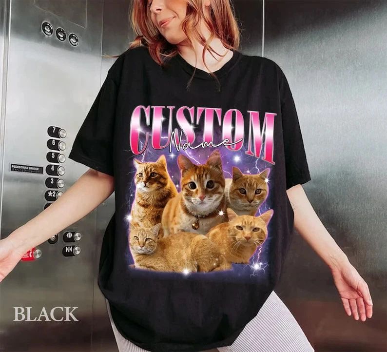 Custom Bootleg Rap Pet Comfort Tee Shirt Personalized Dog Cat Fan Unisex T-shirt, Sweatshirt, Hoodie, Long Sleeve Tee - T-Shirt, Sweatshirt, Hoodie