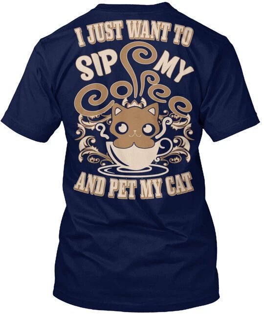 Cat Lover Pet My Cat T-Shirt Made in the USA Size S to 5XL Unisex T-shirt, Sweatshirt, Hoodie, Long Sleeve Tee - T-Shirt, Sweatshirt, Hoodie