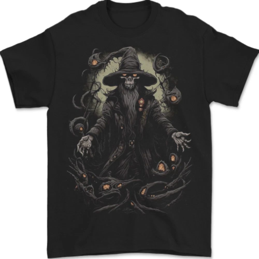 Fantasy Wizard Warlock 5 Mens T-Shirt 100% Cotton Unisex T-shirt, Sweatshirt, Hoodie, Long Sleeve Tee - T-Shirt, Sweatshirt, Hoodie