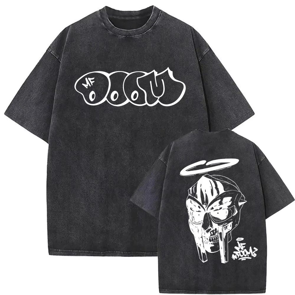 MF DOOM Washed Black Graphic T Shirt Hip Hop Rap Streetwear Unisex Tee S-XXL Unisex T-shirt, Sweatshirt, Hoodie, Long Sleeve Tee - T-Shirt, Sweatshirt, Hoodie