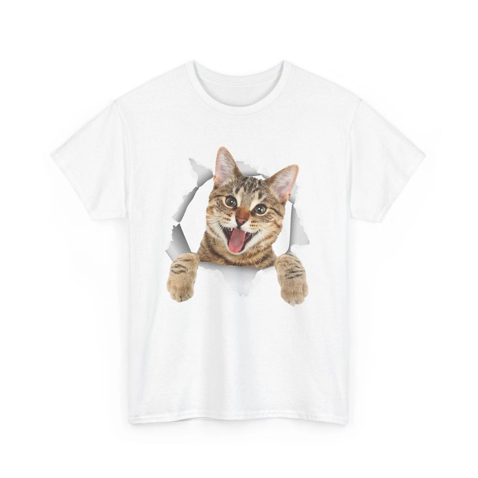 Cat Shirt, Cat Torn Cloth Cats Owner Kitten Lovers Women Men Shirt Unisex T-shirt, Sweatshirt, Hoodie, Long Sleeve Tee - T-Shirt, Sweatshirt, Hoodie