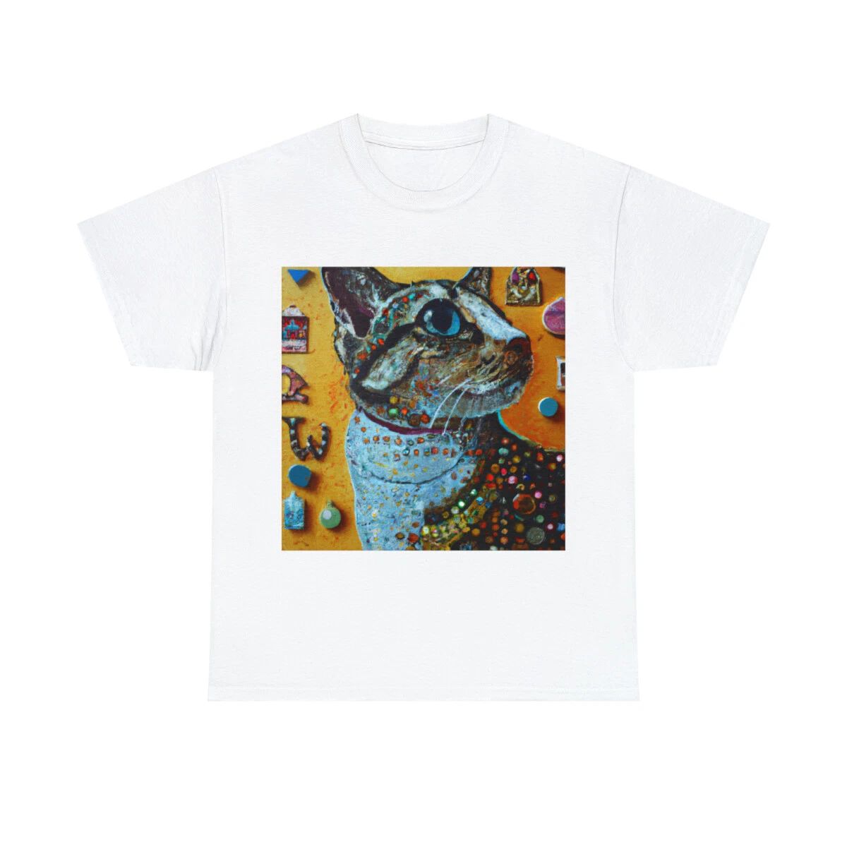 Creative Kitties Cat T Shirt Artistic Art Tee Fun Pet Lover Gift Colorful Funky Unisex T-shirt, Sweatshirt, Hoodie, Long Sleeve Tee - T-Shirt, Sweatshirt, Hoodie
