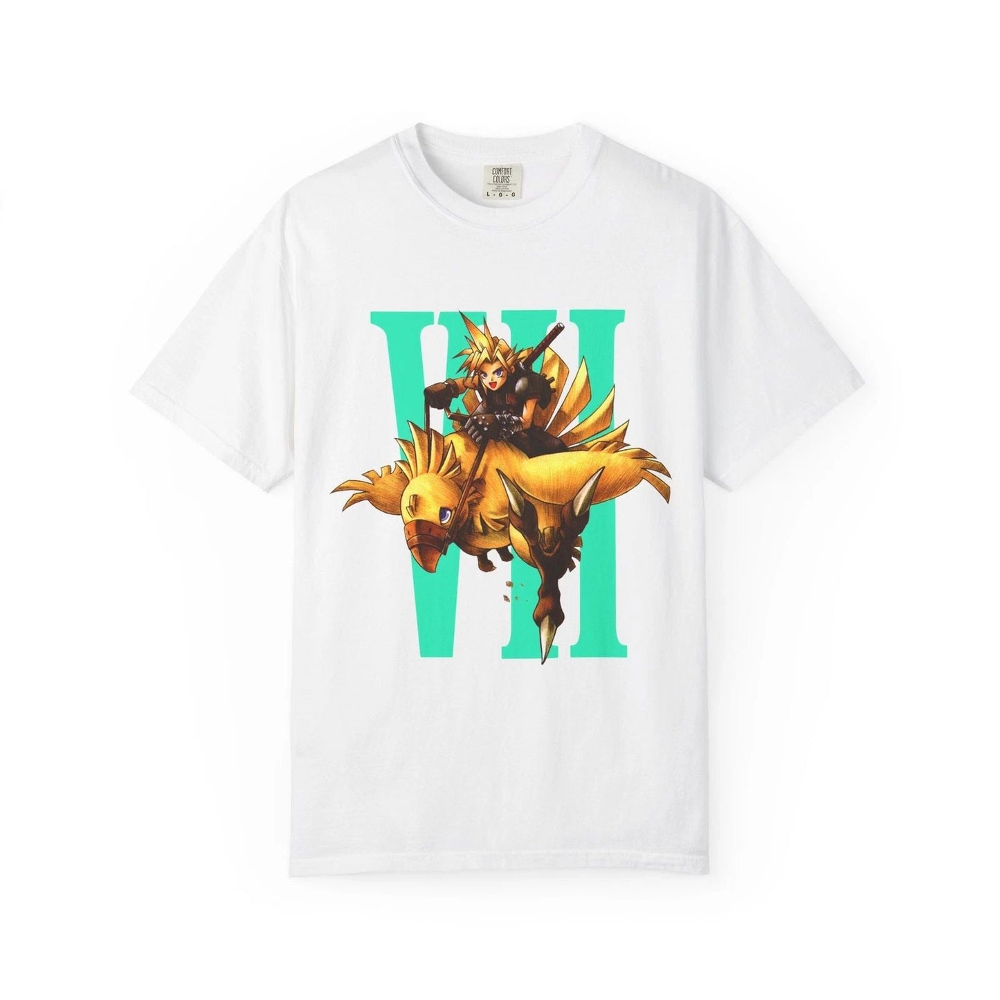 Cloud Strife Chocobo T-shirt, Final Fantasy VII Shirt, Unisex Tee, Gamer Gift, Unisex T-shirt, Sweatshirt, Hoodie, Long Sleeve Tee - T-Shirt, Sweatshirt, Hoodie