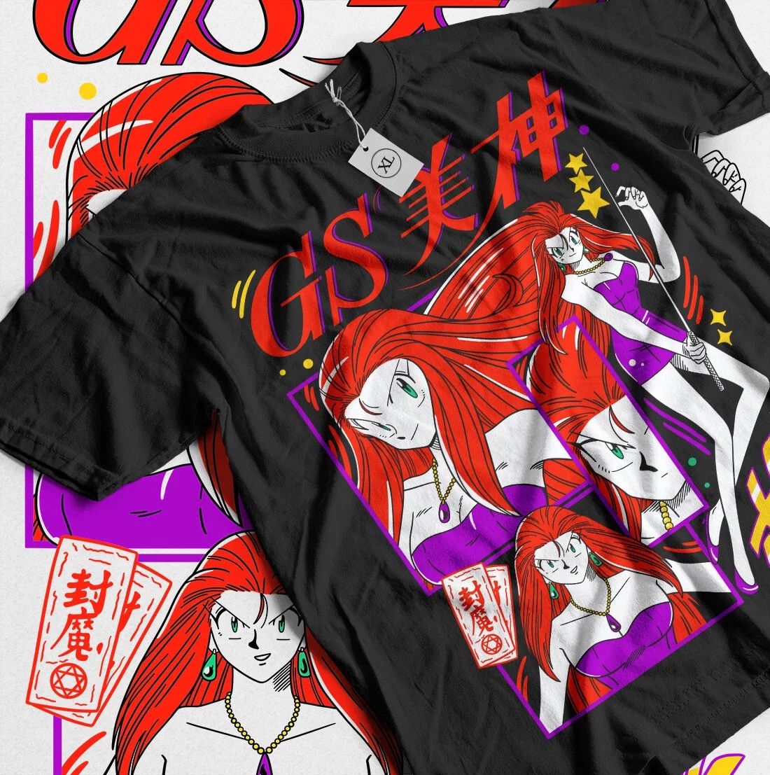 Ghost Sweeper Mikami T-shirt Vintage 90s Anime Kawaii Girl Gift Shirt All Size Unisex T-shirt, Sweatshirt, Hoodie, Long Sleeve Tee - T-Shirt, Sweatshirt, Hoodie