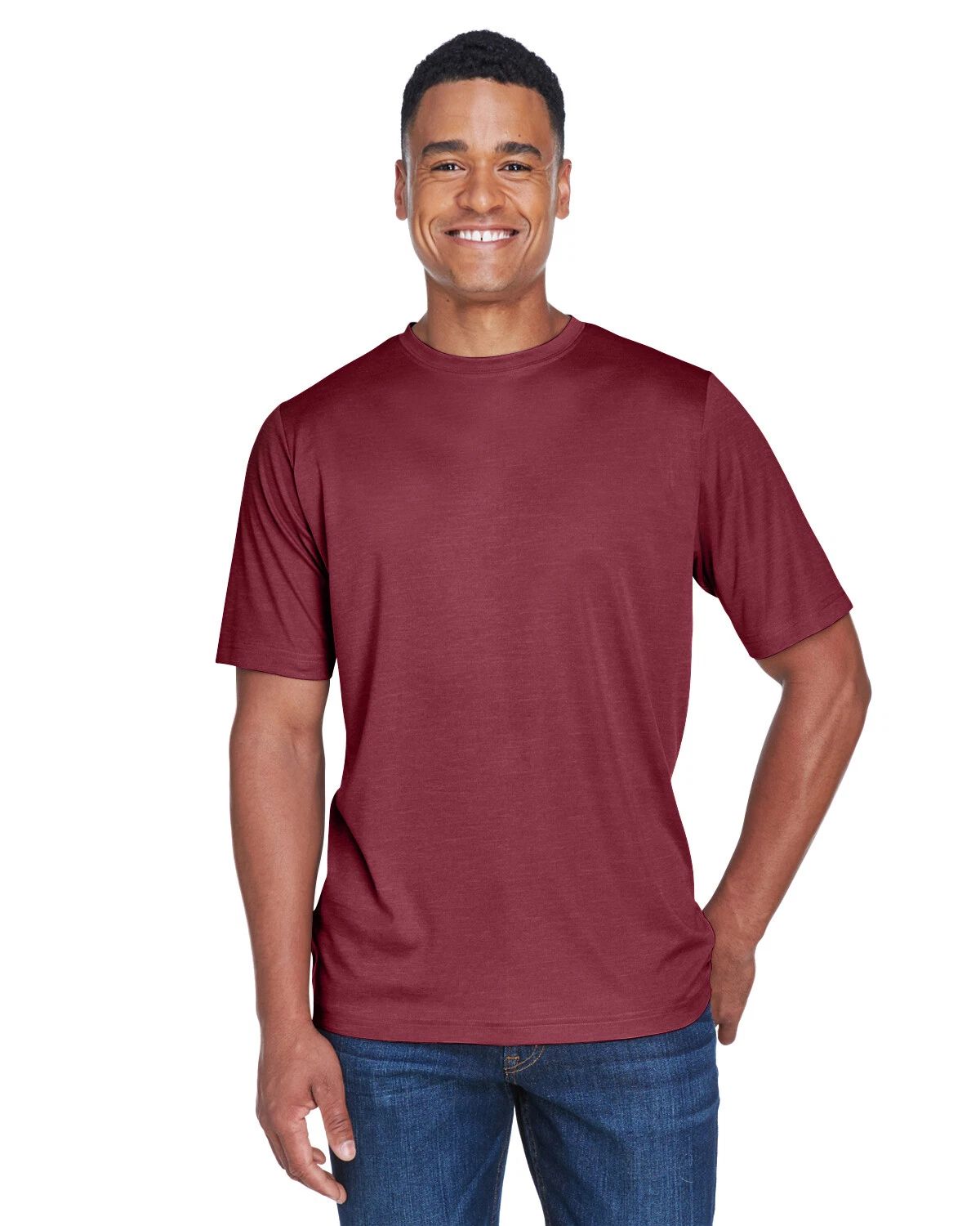 Team 365 Men's Sonic 100% Polyester Heather Performance T-Shirt TT11H XS-4XL Unisex T-shirt, Sweatshirt, Hoodie, Long Sleeve Tee - T-Shirt, Sweatshirt, Hoodie