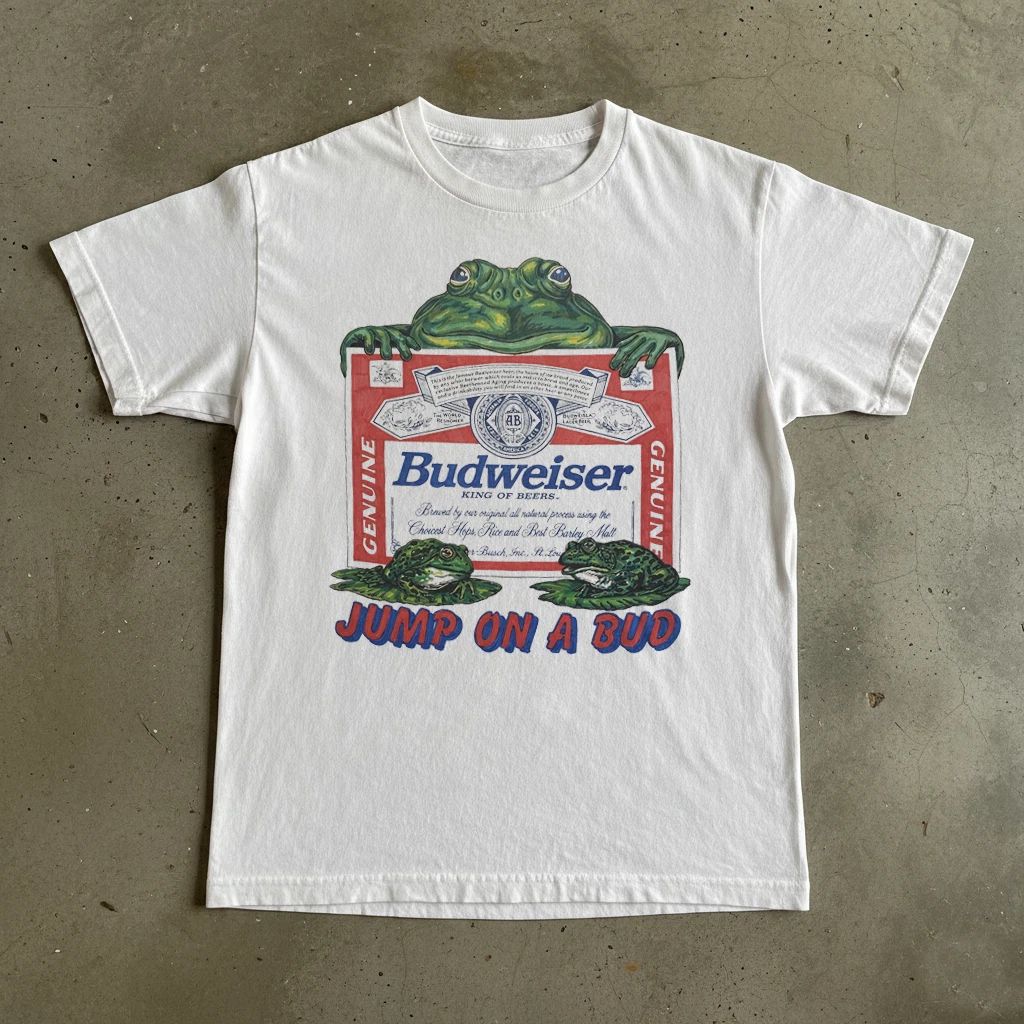 Vintage Budweiser Tee Unisex T-shirt, Sweatshirt, Hoodie, Long Sleeve Tee - T-Shirt, Sweatshirt, Hoodie