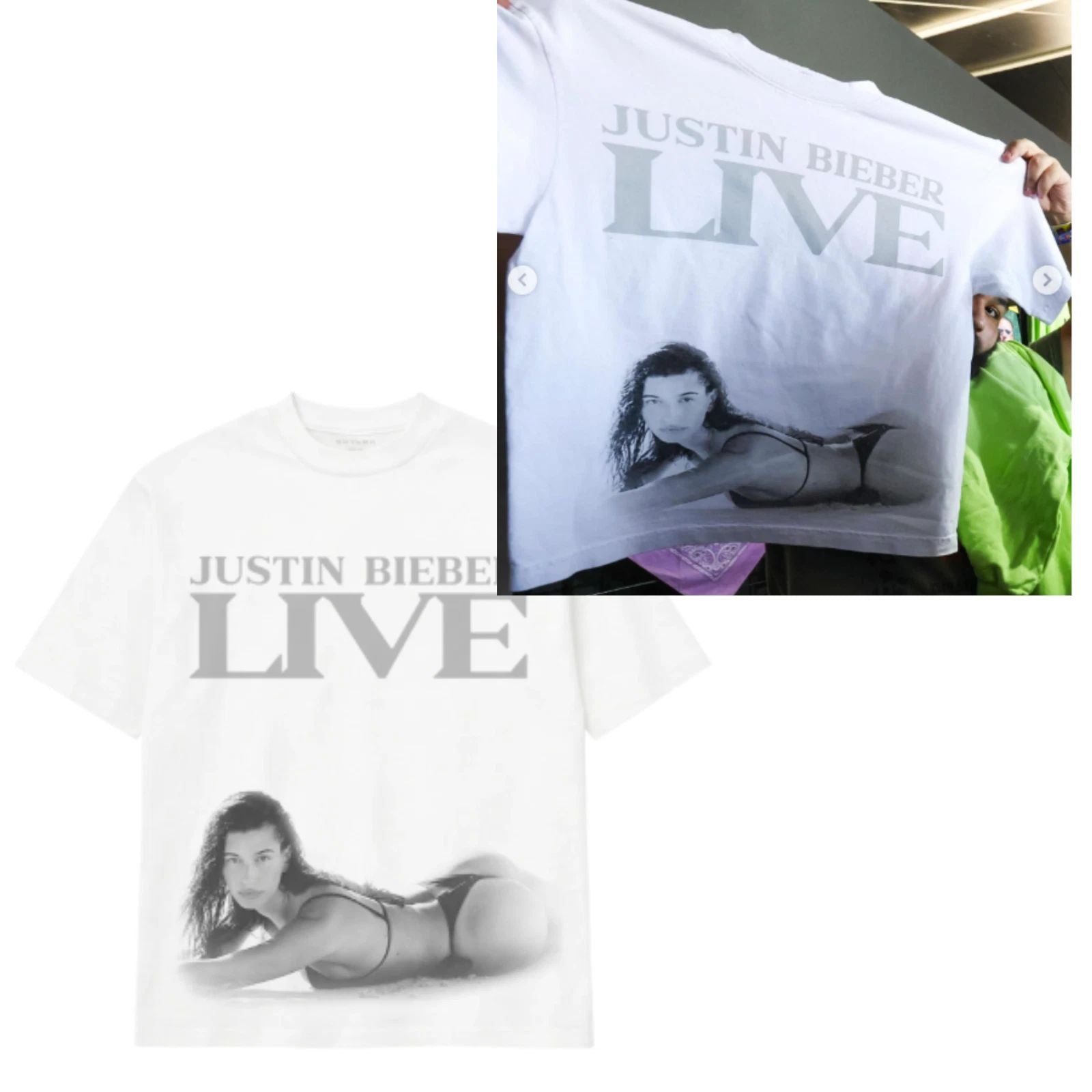 Justin Bieber Live Minimal Graphic Tee  Vintage Aesthetic Streetwear T-Shirt Unisex T-shirt, Sweatshirt, Hoodie, Long Sleeve Tee - T-Shirt, Sweatshirt, Hoodie