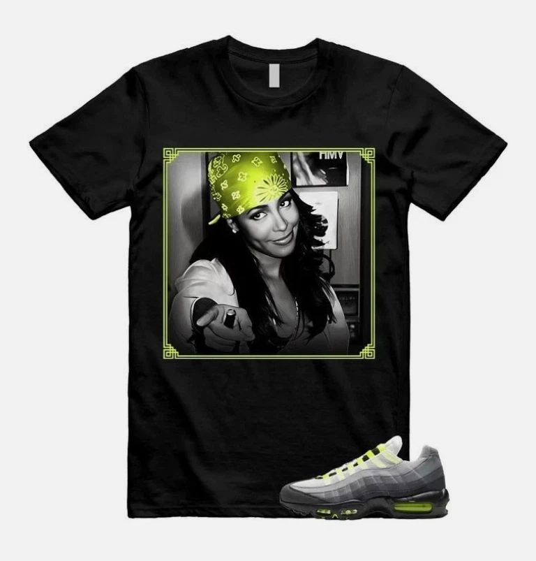 Air Max 95 Big Bubble Neon Yellow Black Cool Grey 2026 OG T Shirt Unisex T-shirt, Sweatshirt, Hoodie, Long Sleeve Tee - T-Shirt, Sweatshirt, Hoodie