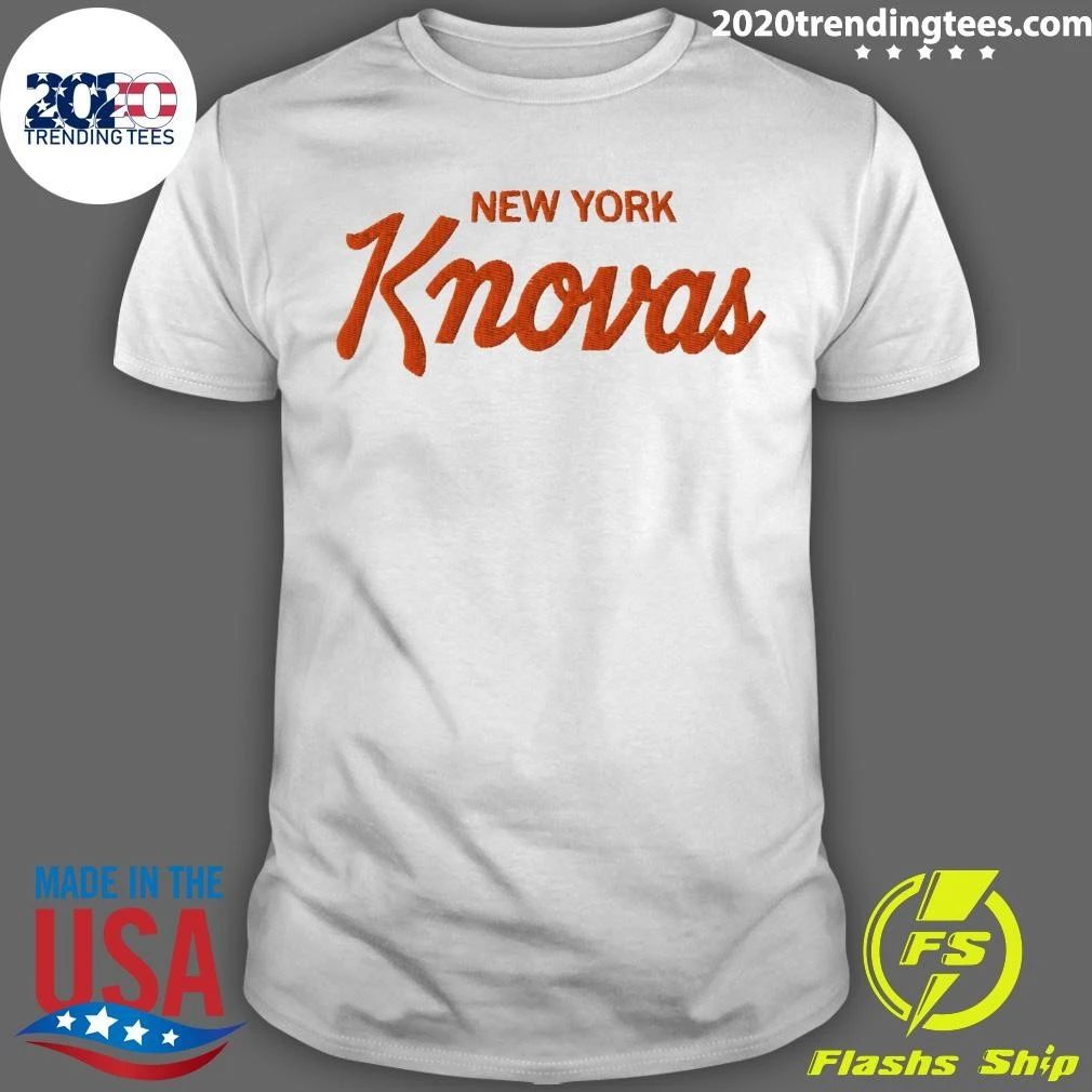 New York Knovas 2026 Shirt Unisex T-shirt, Sweatshirt, Hoodie, Long Sleeve Tee - T-Shirt, Sweatshirt, Hoodie