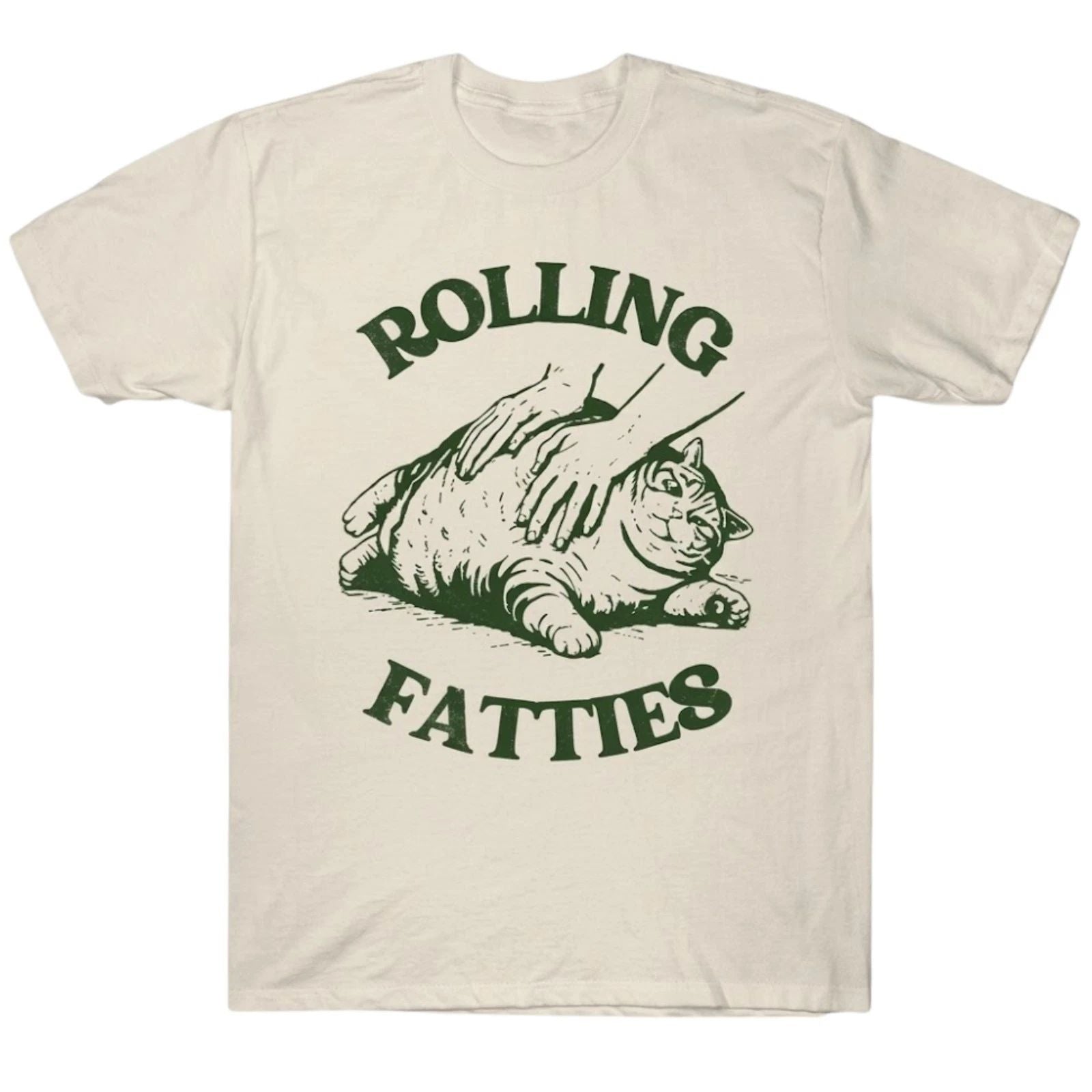 Funny Cat T Shirt Rolling Fatties Graphic Tee Cute Chubby Cat Lover Shirt P1230 Unisex T-shirt, Sweatshirt, Hoodie, Long Sleeve Tee - T-Shirt, Sweatshirt, Hoodie