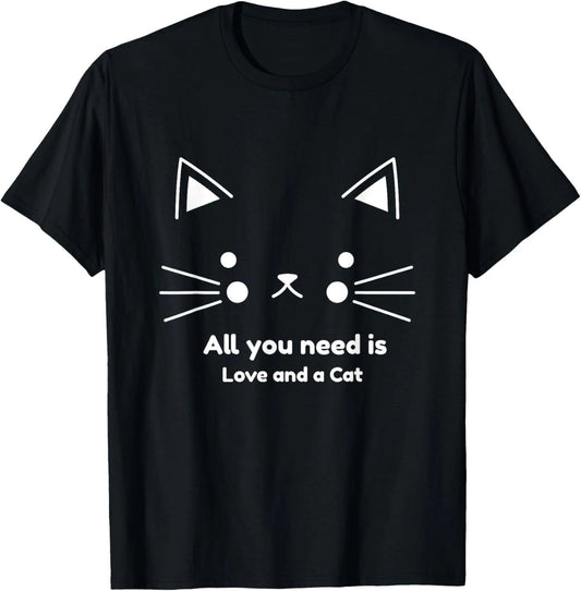 All you need is love and a cat Cat lover T-Shirt Unisex T-shirt, Sweatshirt, Hoodie, Long Sleeve Tee - T-Shirt, Sweatshirt, Hoodie