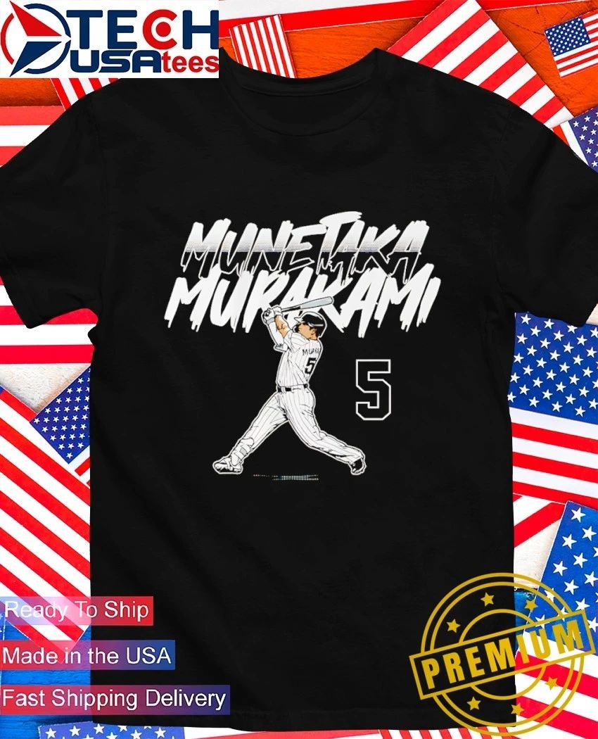 Munetaka Murakami No. 5 Chicago White Sox slugger swing shirt Unisex T-shirt, Sweatshirt, Hoodie, Long Sleeve Tee - T-Shirt, Sweatshirt, Hoodie