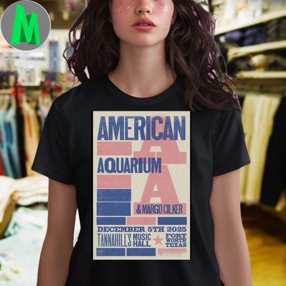 American Aquarium Fort Worth Dec 5 2025 Poster - Adult & Kids T-Shirts, Sweatshirts & Hoodies apparel design preview 4