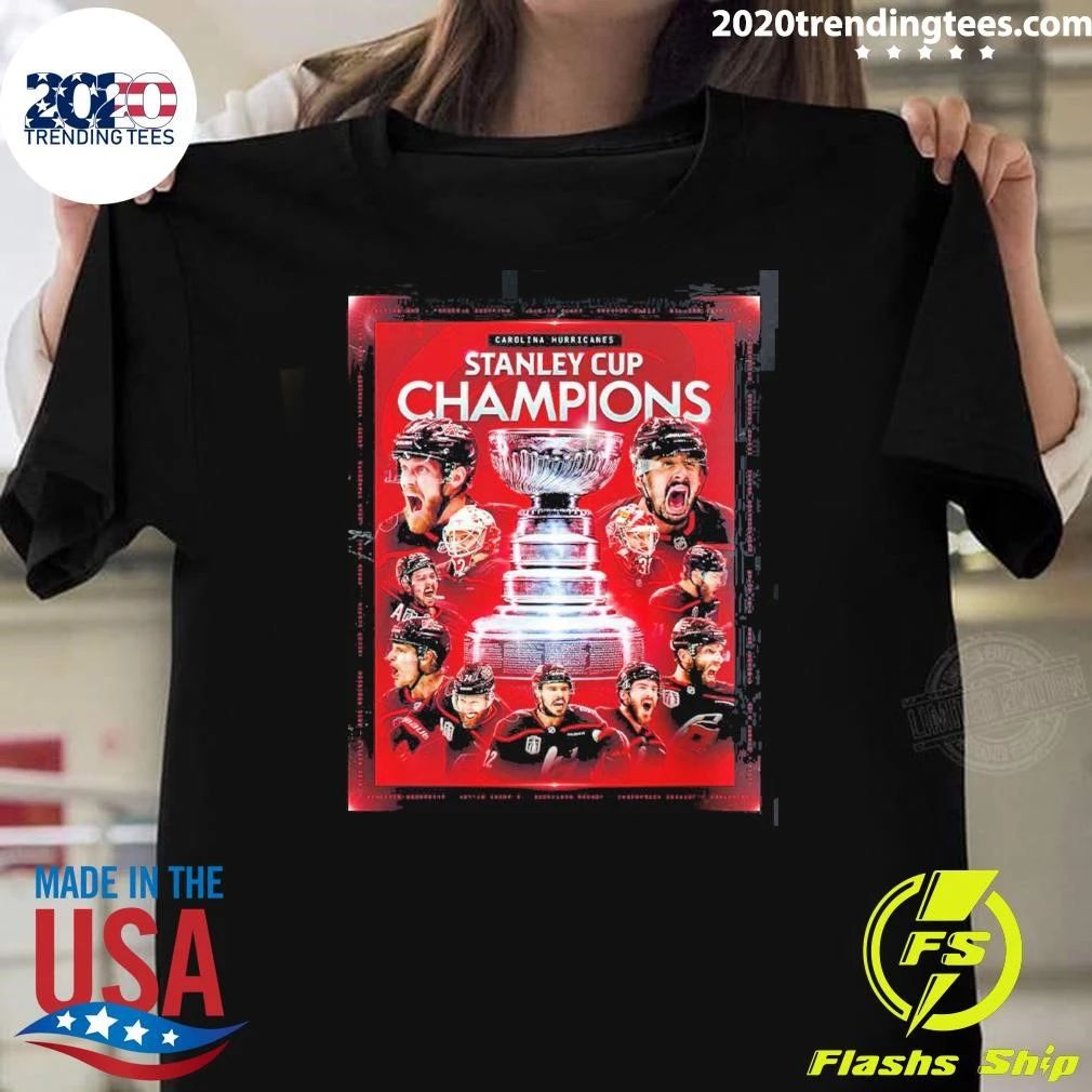 Carolina Hurricanes 2026 Stanley Cup Champions NHL Hockey Shirt Unisex T-shirt, Sweatshirt, Hoodie, Long Sleeve Tee - T-Shirt, Sweatshirt, Hoodie