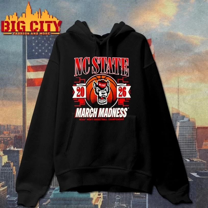 NC State Wolfpack 2026 NCAA Men Tournament Winner - Adult & Kids T-Shirts, Sweatshirts & Hoodies apparel design preview 2
