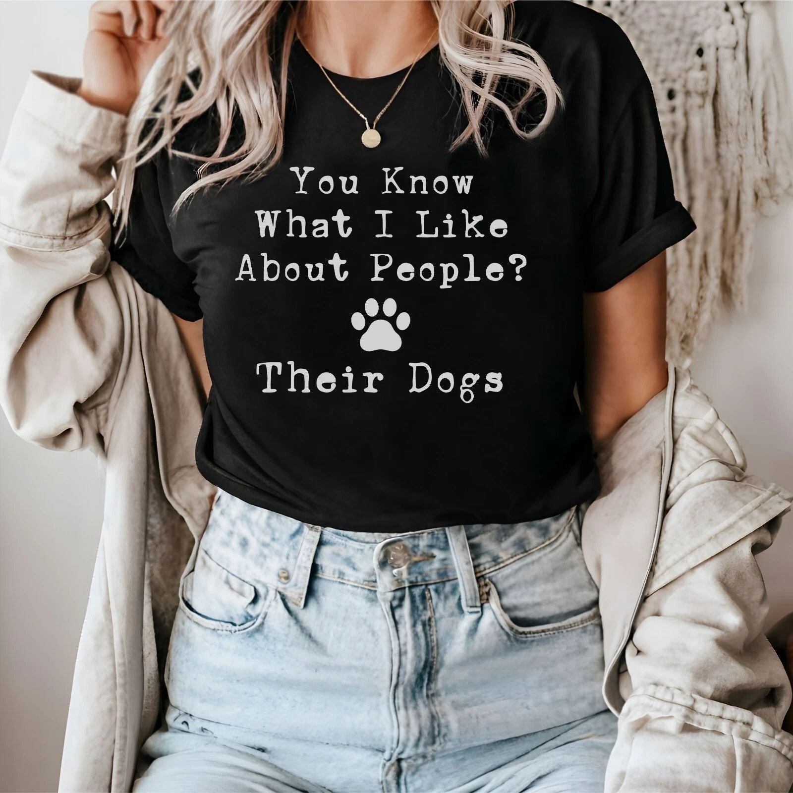dog lovers dark gray cotton tee Unisex T-shirt, Sweatshirt, Hoodie, Long Sleeve Tee - T-Shirt, Sweatshirt, Hoodie