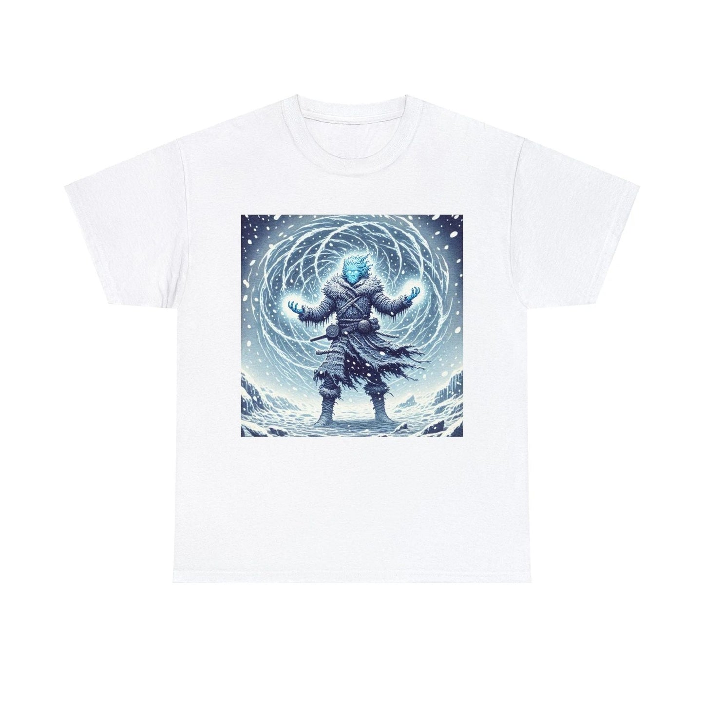 Unisex Adult T Shirt Frost Weaver Spellcaster Winter Fantasy Scary Snow Monster Unisex T-shirt, Sweatshirt, Hoodie, Long Sleeve Tee - T-Shirt, Sweatshirt, Hoodie