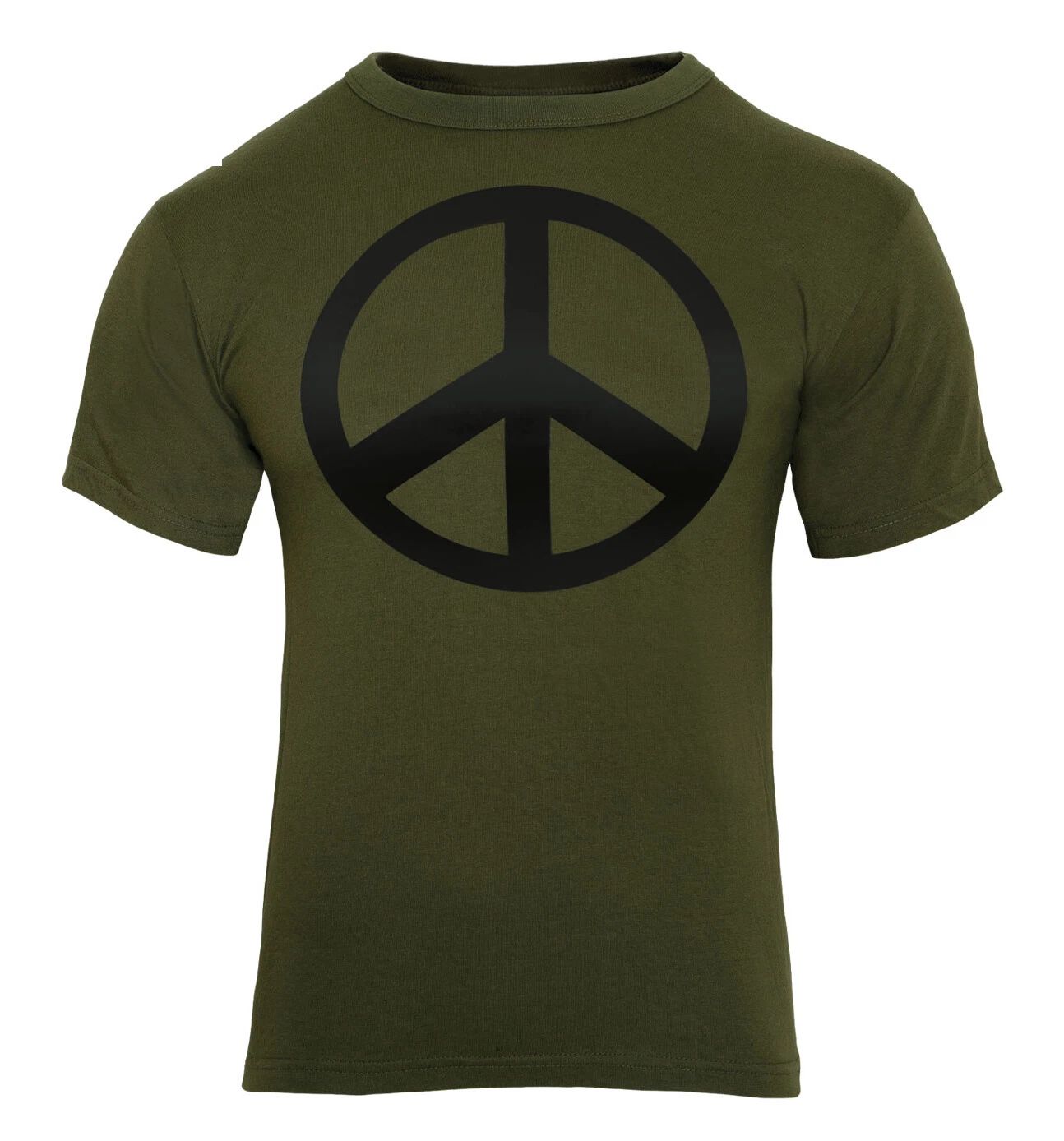 Olive Drab Peace T-Shirt Retro Symbol Sign Logo Fashion Tee Unisex T-shirt, Sweatshirt, Hoodie, Long Sleeve Tee - T-Shirt, Sweatshirt, Hoodie