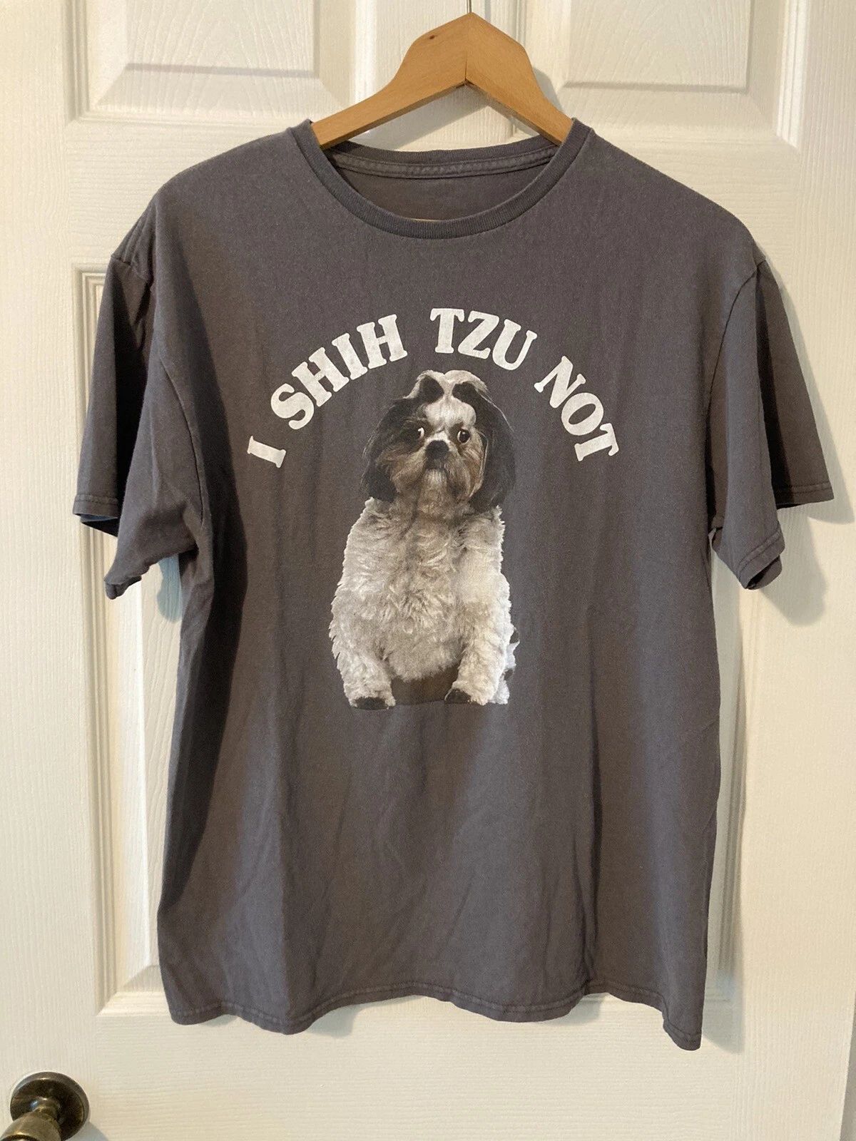Mens "I Shih Tzu Not" Funny Dog Owner/Lover T-Shirt Size Medium Unisex T-shirt, Sweatshirt, Hoodie, Long Sleeve Tee - T-Shirt, Sweatshirt, Hoodie
