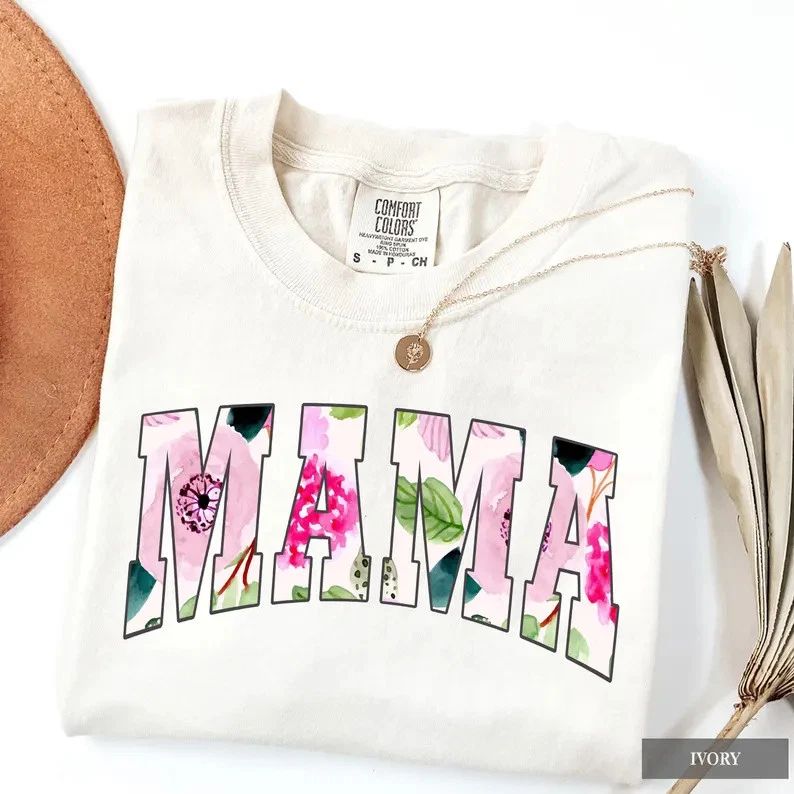 Coquette Aesthetic Floral Mama Comfort Tee Unisex T-shirt, Sweatshirt, Hoodie, Long Sleeve Tee - T-Shirt, Sweatshirt, Hoodie