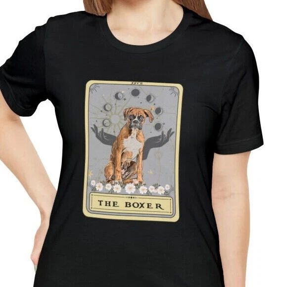 Boxer Dog Shirt Boxer Mom tShirt Boxer Dog Tarot Card Shirt Boxer Lover t-Shirt Unisex T-shirt, Sweatshirt, Hoodie, Long Sleeve Tee - T-Shirt, Sweatshirt, Hoodie