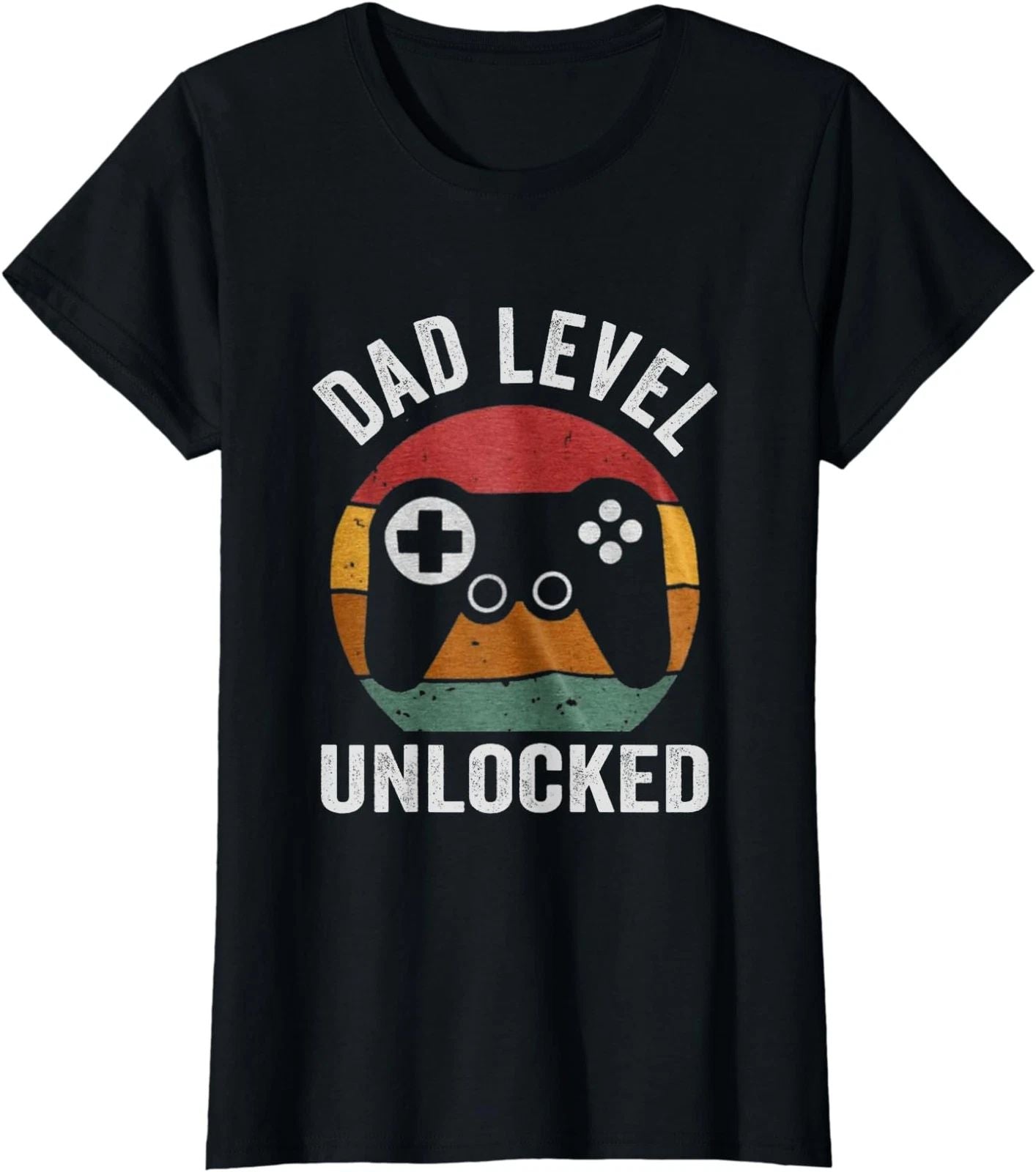 Funny New Dad Level Unlocked Day Tee Gaming Cute Gift Ladies' Crewneck T-Shirt Unisex T-shirt, Sweatshirt, Hoodie, Long Sleeve Tee - T-Shirt, Sweatshirt, Hoodie