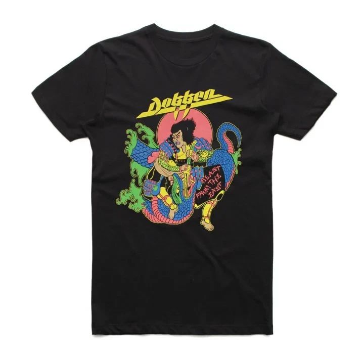Rare Dokken Band Vintage Tee Shirt Cotton Black All Size Unisex Unisex T-shirt, Sweatshirt, Hoodie, Long Sleeve Tee - T-Shirt, Sweatshirt, Hoodie