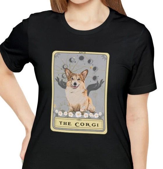 Corgi Dog Shirt Corgi Mom tShirt Corgi Tarot Card Shirt Corgi Lover tShirt Corgi Unisex T-shirt, Sweatshirt, Hoodie, Long Sleeve Tee - T-Shirt, Sweatshirt, Hoodie
