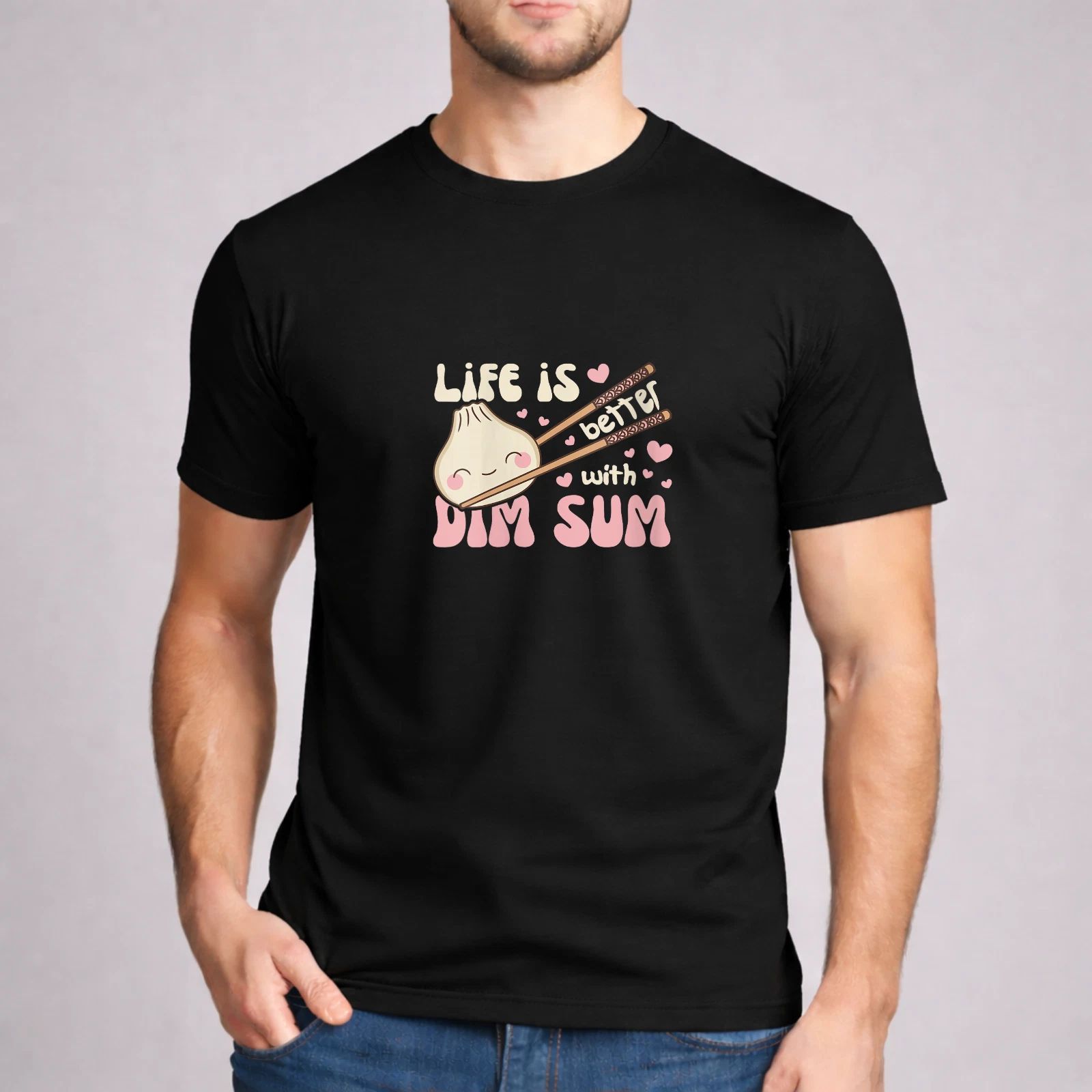 Dim Sum Shirt Funny Sarcastic Kawaii Dumpling Food Lover Graphic Men Women Unisex T-shirt, Sweatshirt, Hoodie, Long Sleeve Tee - T-Shirt, Sweatshirt, Hoodie