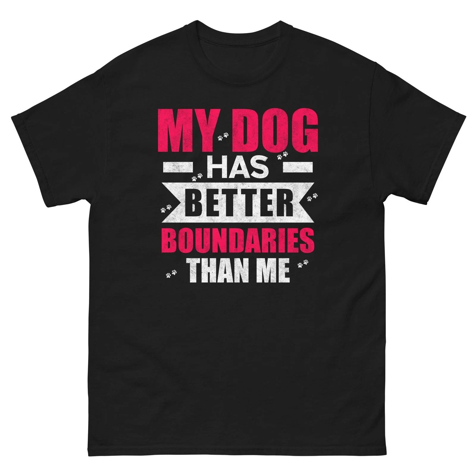 My Dog Has Better Boundaries Than Me Funny Dog Lover Shirt Unisex T-shirt, Sweatshirt, Hoodie, Long Sleeve Tee - T-Shirt, Sweatshirt, Hoodie