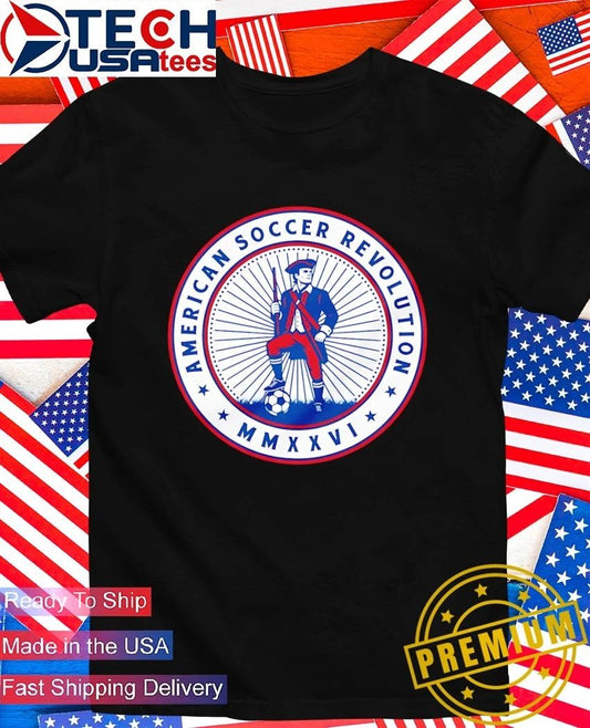 American Soccer Revolution MMXXVI Coin shirt Unisex T-shirt, Sweatshirt, Hoodie, Long Sleeve Tee - T-Shirt, Sweatshirt, Hoodie