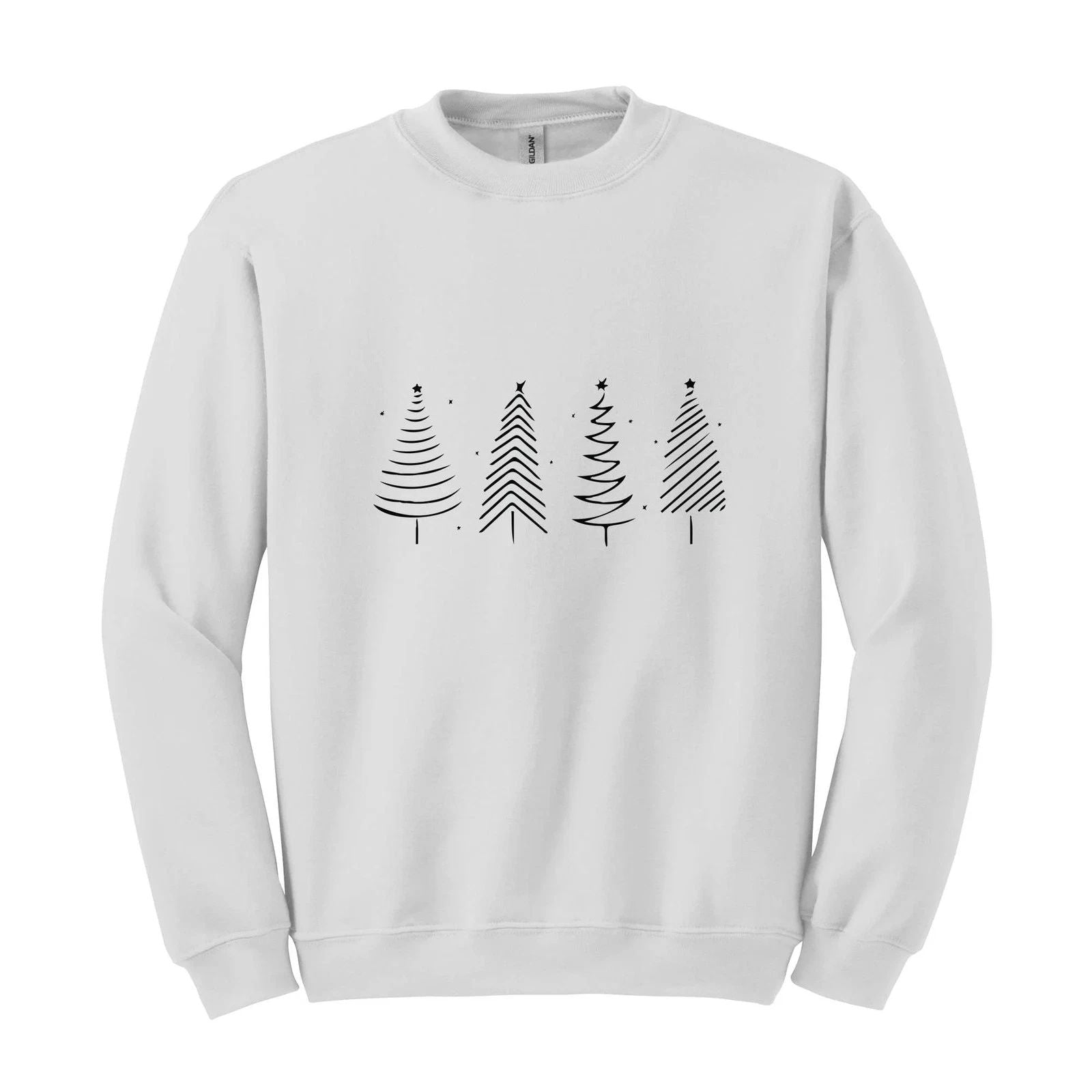 Christmas Tree Sweatshirt, Cute Christmas Sweatshirt, Holiday Season Sweatshirt, Unisex T-shirt, Sweatshirt, Hoodie, Long Sleeve Tee - T-Shirt, Sweatshirt, Hoodie