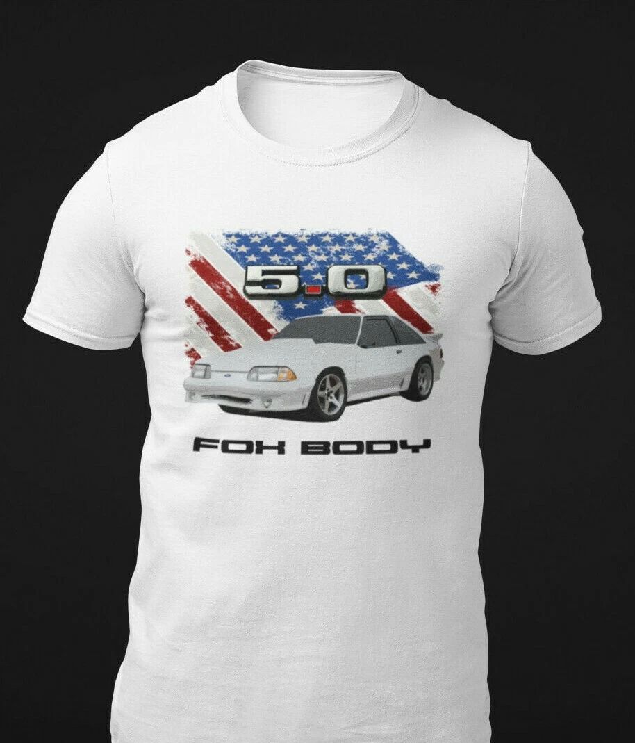 Retro USA Mustang 5.0 Fox Body T-Shirt Unisex T-shirt, Sweatshirt, Hoodie, Long Sleeve Tee - T-Shirt, Sweatshirt, Hoodie