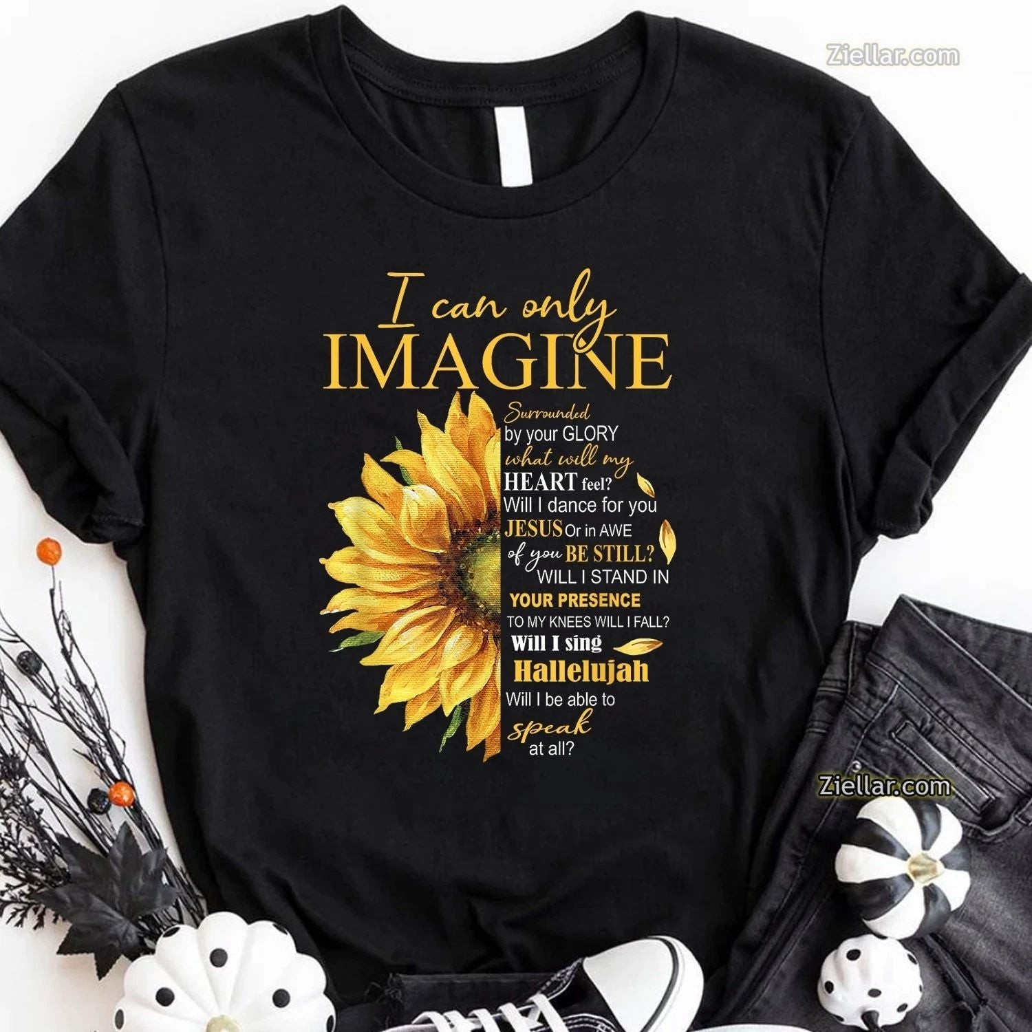 I Only Can Imagine Faith Christian Catholic Jesus God Lover T-Shirt Unisex T-shirt, Sweatshirt, Hoodie, Long Sleeve Tee - T-Shirt, Sweatshirt, Hoodie