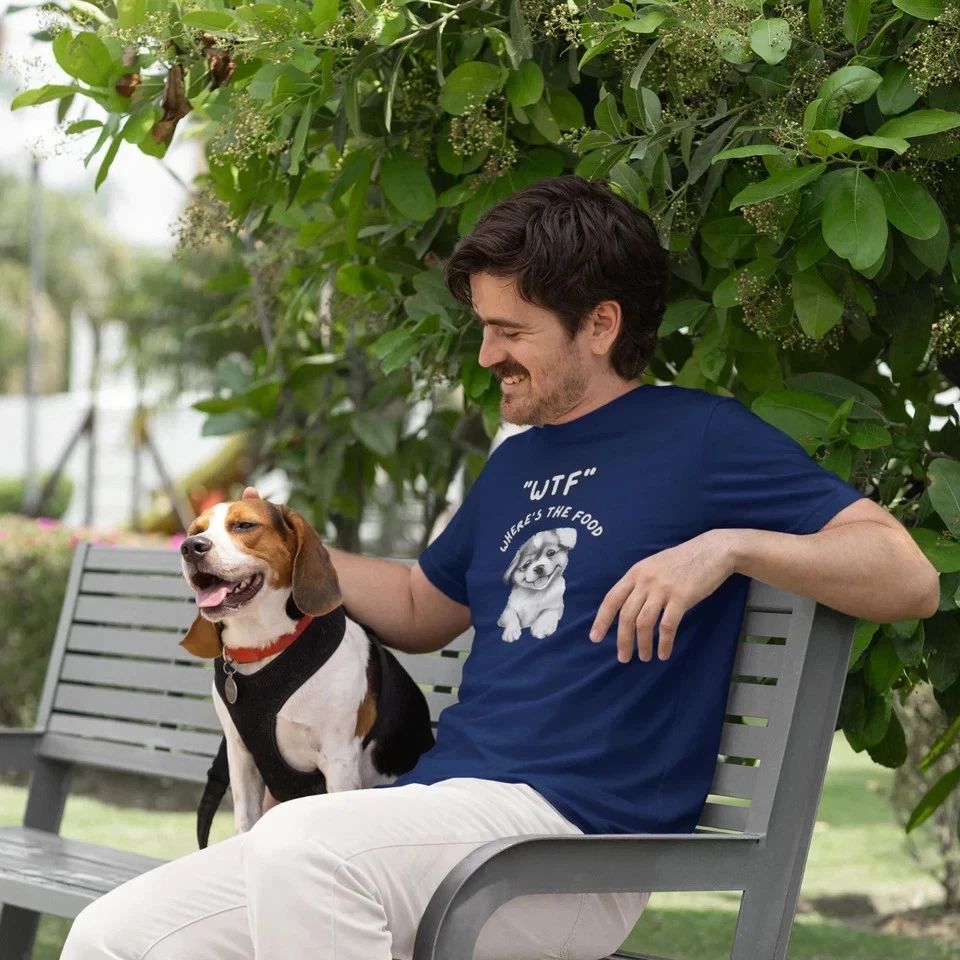 Unisex Dog Lover Printed Round Neck Classic Fit T-Shirt | Comfortable Casual Unisex T-shirt, Sweatshirt, Hoodie, Long Sleeve Tee - T-Shirt, Sweatshirt, Hoodie