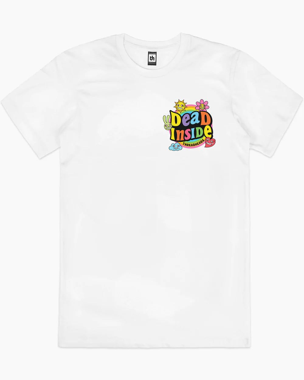 Dead Inside Mini Print Tee Unisex T-shirt, Sweatshirt, Hoodie, Long Sleeve Tee - T-Shirt, Sweatshirt, Hoodie