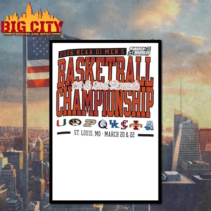 NCAA DI Men's Basketball Championship 2026 March - Adult & Kids T-Shirts, Sweatshirts & Hoodies apparel design preview 4