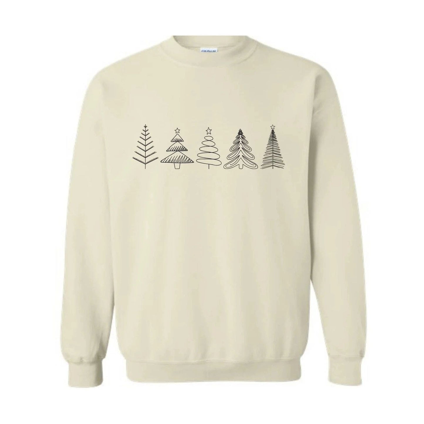 Christmas Tree Sweatshirt, Cute Christmas Hoodie, Winter Hoodie, Santa Hoodie, C Unisex T-shirt, Sweatshirt, Hoodie, Long Sleeve Tee - T-Shirt, Sweatshirt, Hoodie