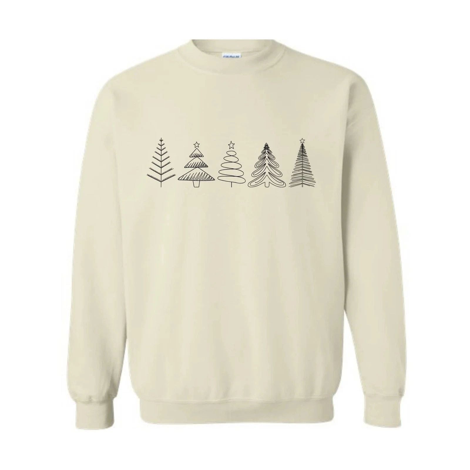 Christmas Tree Sweatshirt, Cute Christmas Hoodie, Winter Hoodie, Santa Hoodie, C Unisex T-shirt, Sweatshirt, Hoodie, Long Sleeve Tee - T-Shirt, Sweatshirt, Hoodie