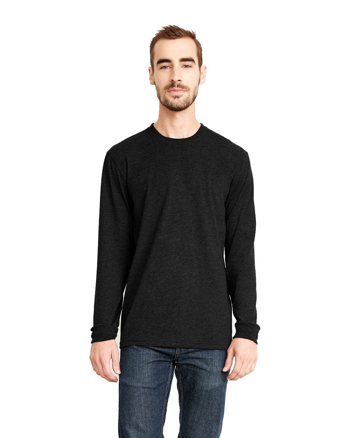 Next Level Apparel Unisex Sueded Long Sleeves Crew Neck T-Shirt 6411 XS-3XL Unisex T-shirt, Sweatshirt, Hoodie, Long Sleeve Tee - T-Shirt, Sweatshirt, Hoodie