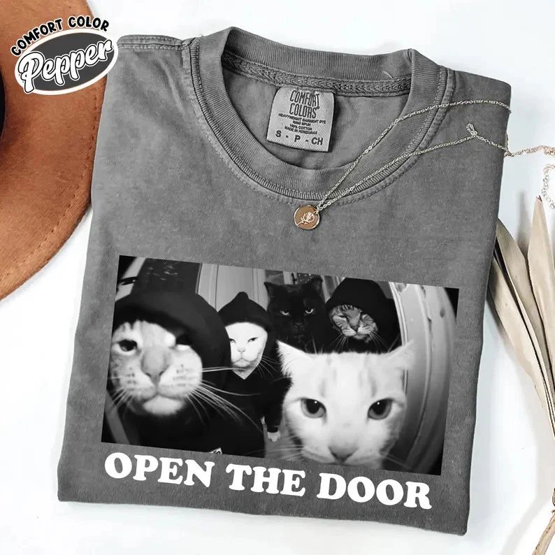 Funny Cat Gang Comfort Tee Shirt Funny Cat Lover Unisex T-shirt, Sweatshirt, Hoodie, Long Sleeve Tee - T-Shirt, Sweatshirt, Hoodie