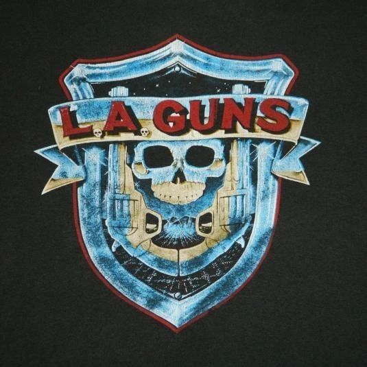 Vintage LA GUNS 1988 SHOW NO MERCY TOUR All size T-Shirt  E079 Unisex T-shirt, Sweatshirt, Hoodie, Long Sleeve Tee - T-Shirt, Sweatshirt, Hoodie
