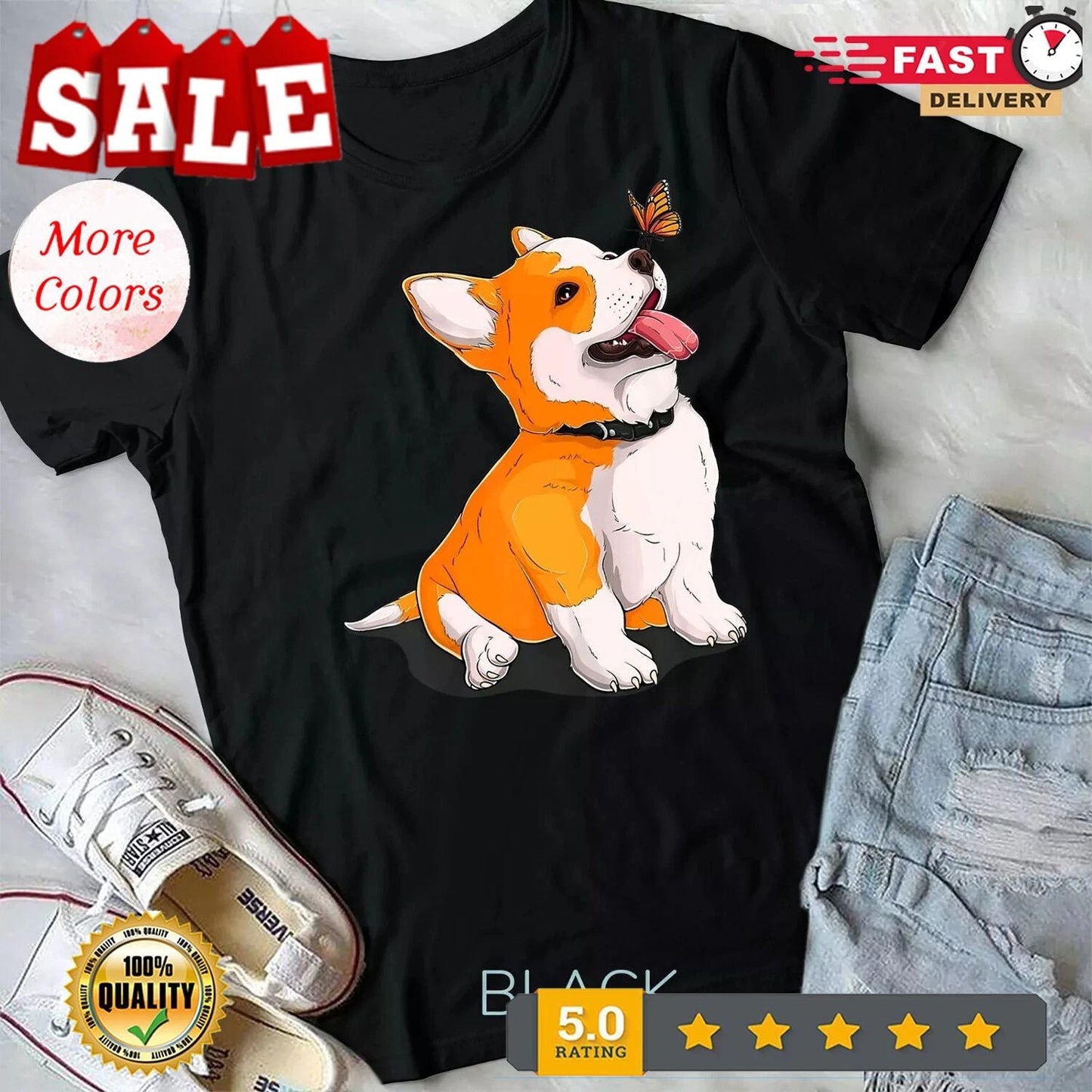 Funny Corgi Dog Lover Owner T-Shirt Unisex T-shirt Unisex T-shirt, Sweatshirt, Hoodie, Long Sleeve Tee - T-Shirt, Sweatshirt, Hoodie