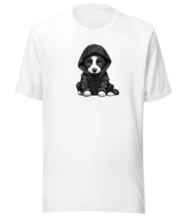 T-Shirt Unisex Cute Puppy T-shirt, Dog Lover, Puppies T-shirt, Animal Lovers Unisex T-shirt, Sweatshirt, Hoodie, Long Sleeve Tee - T-Shirt, Sweatshirt, Hoodie
