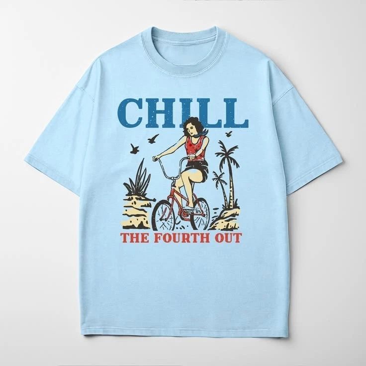 Chill Beach Bicycle Summer Vintage Graphic Aesthetic T-shirt Unisex T-shirt, Sweatshirt, Hoodie, Long Sleeve Tee - T-Shirt, Sweatshirt, Hoodie