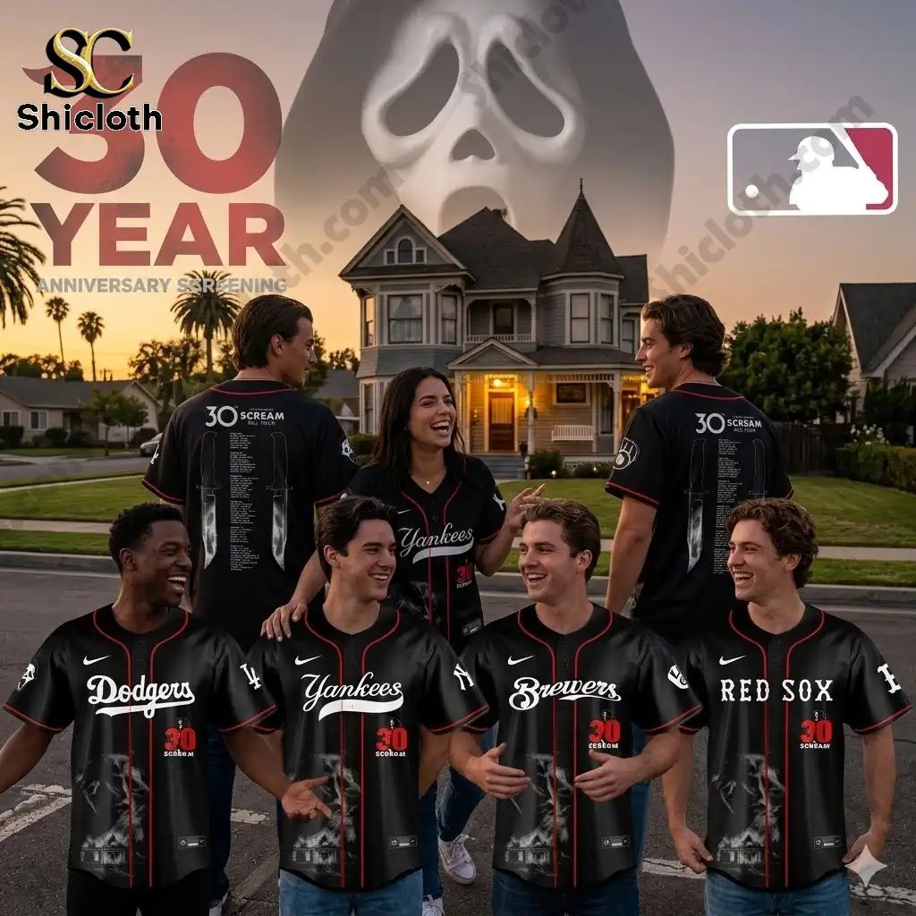 ALL TEAM MLB x Scream Kill Tour 30 Year Memory Jersey baseball jersey product view 1