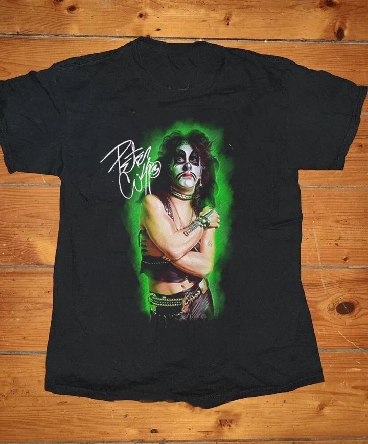 Vintage Out of Control Peter Criss Cotton Black S-2345XL Tee Shirt TU585 Unisex T-shirt, Sweatshirt, Hoodie, Long Sleeve Tee - T-Shirt, Sweatshirt, Hoodie