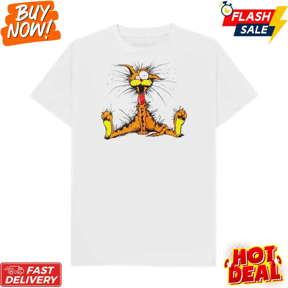 Bill The Cat Fan Made Unisex T-Shirt, Funny Parody Graphic Tee, Cartoon HOT NEW Unisex T-shirt, Sweatshirt, Hoodie, Long Sleeve Tee - T-Shirt, Sweatshirt, Hoodie